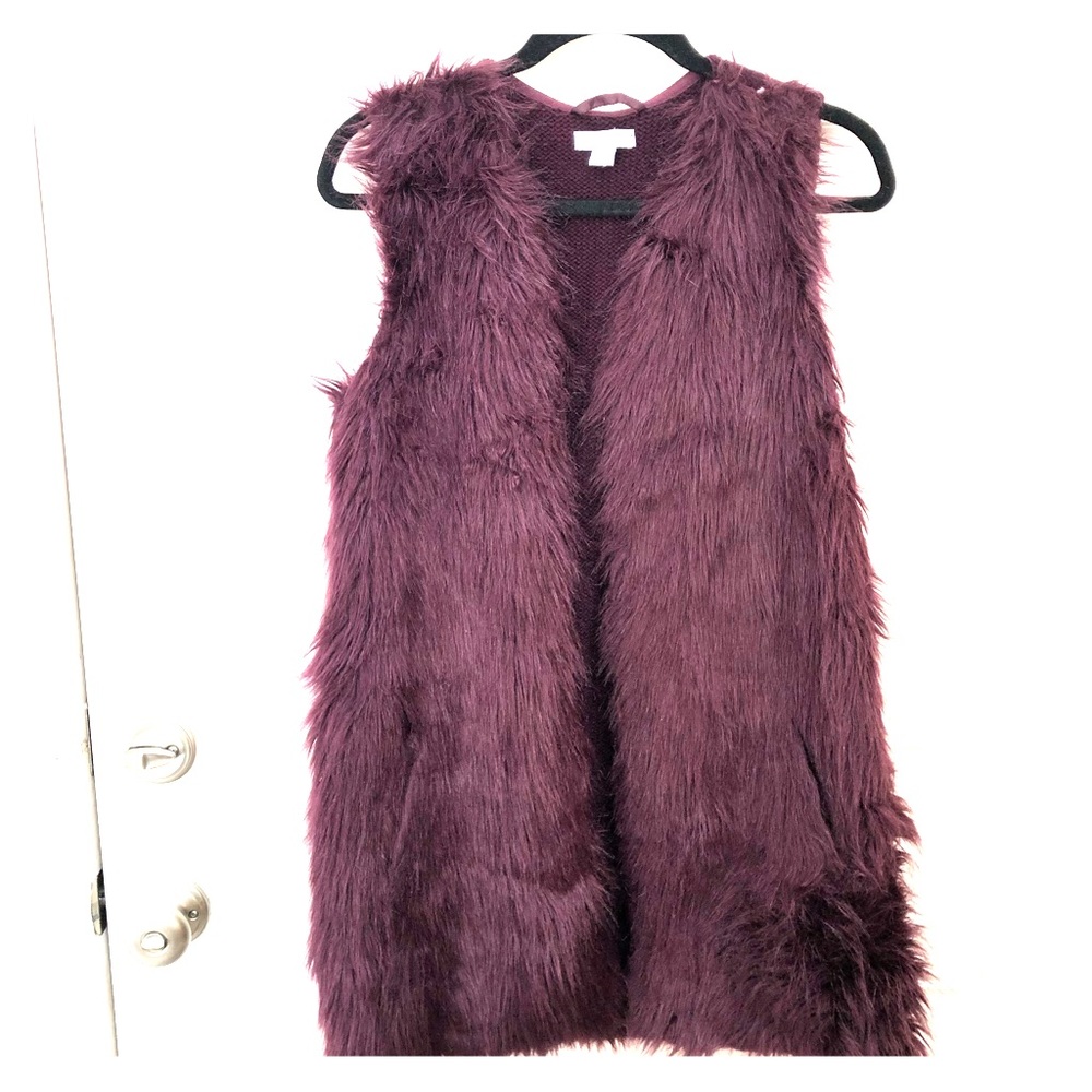 Cotton On sweater knit faux fur longline vest 😍